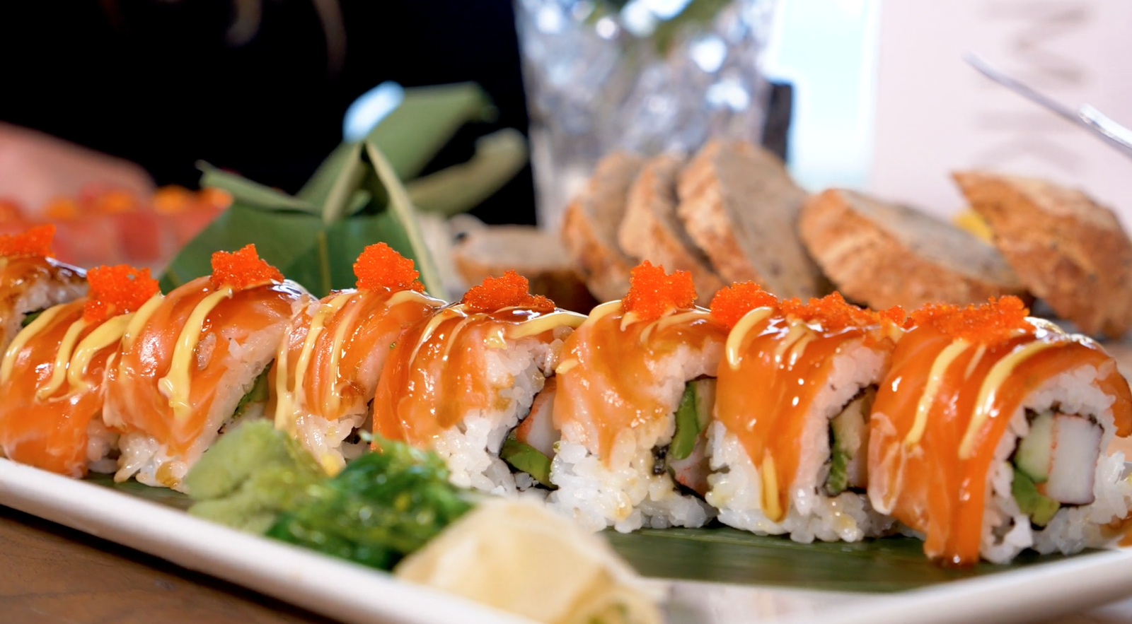 Sushi bij Brasserie Zeven