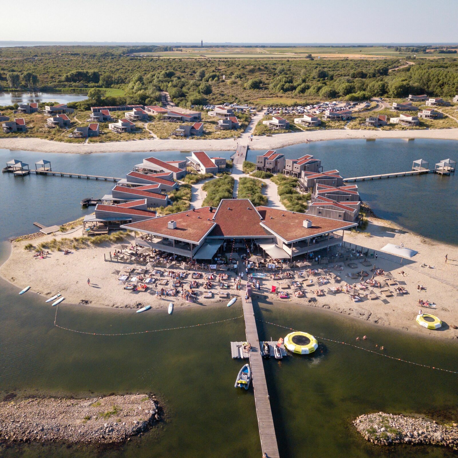 Oasis Punt-West van boven af