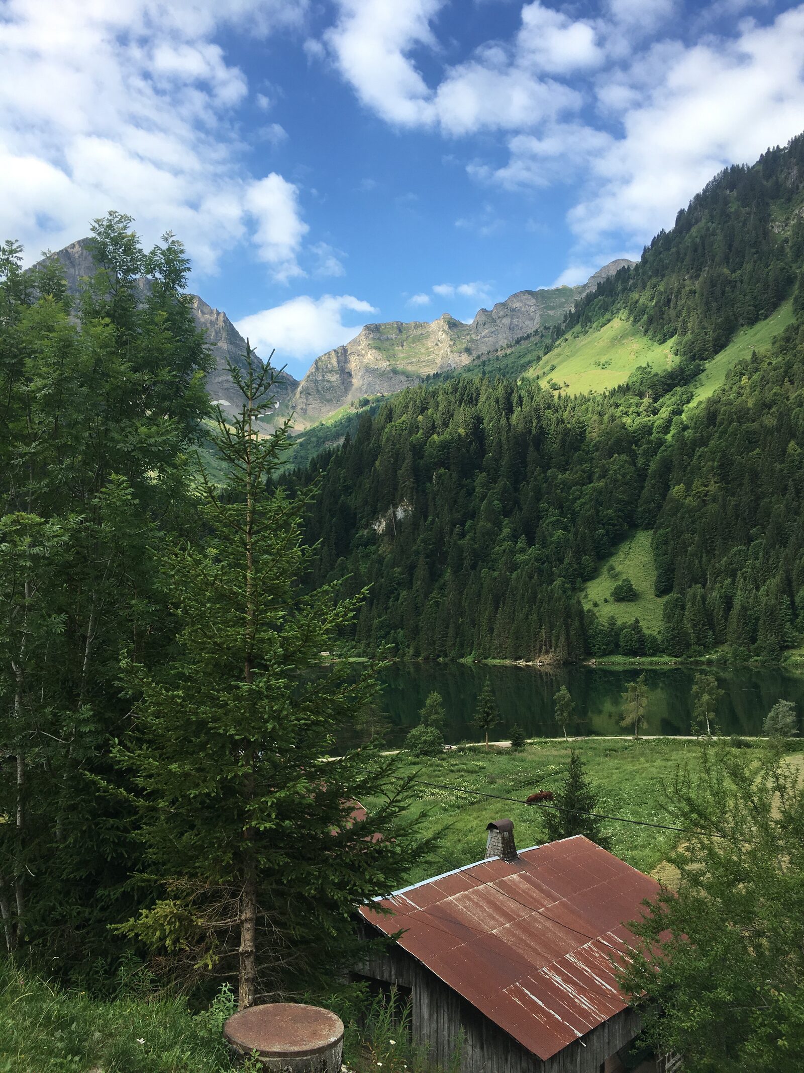 View from the valley