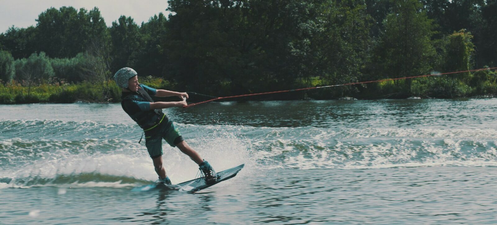 Water sports on the Leukermeer Water sports on the Leukermeer